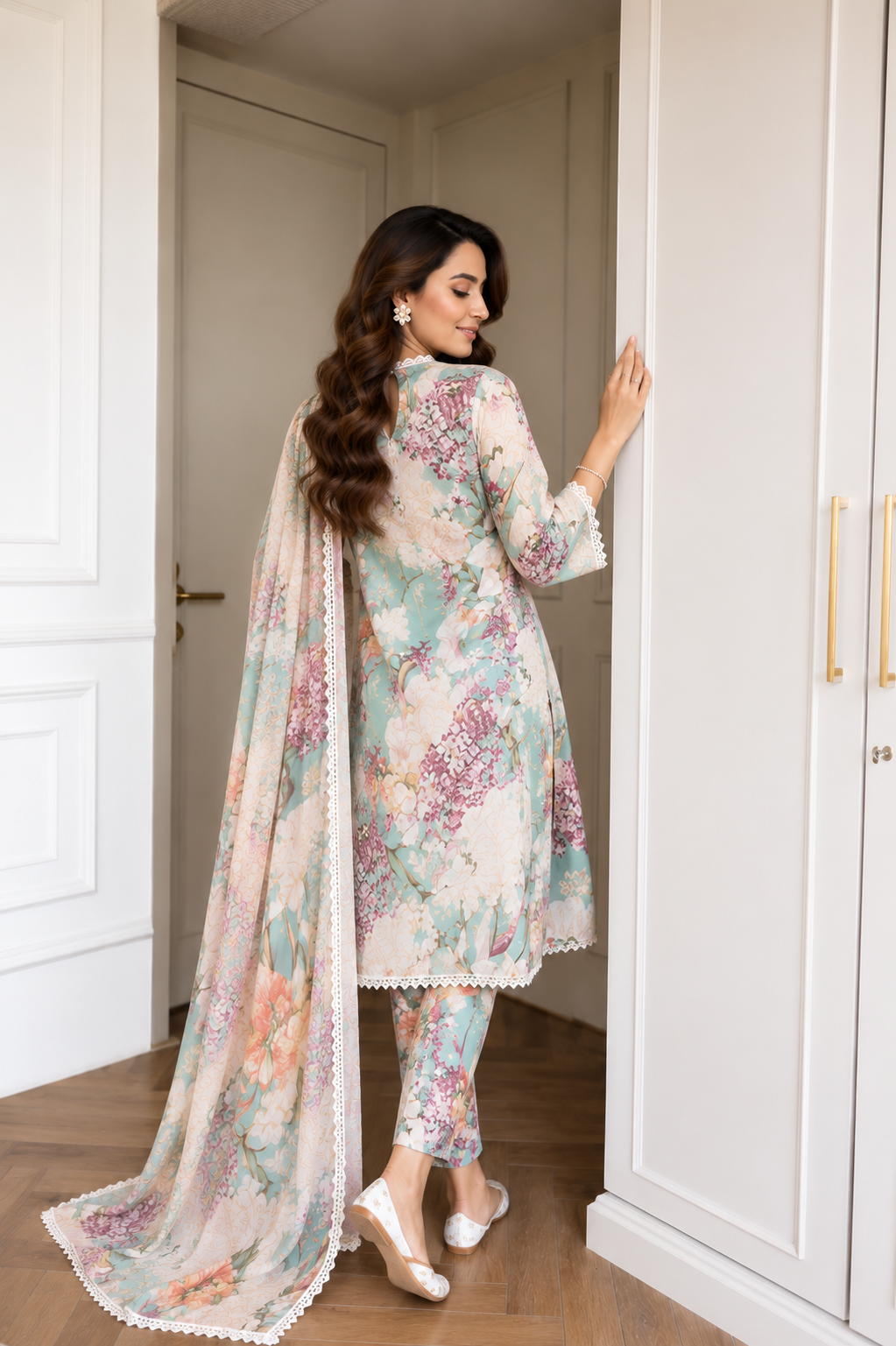 Mint Petal Ensemble kurta set
