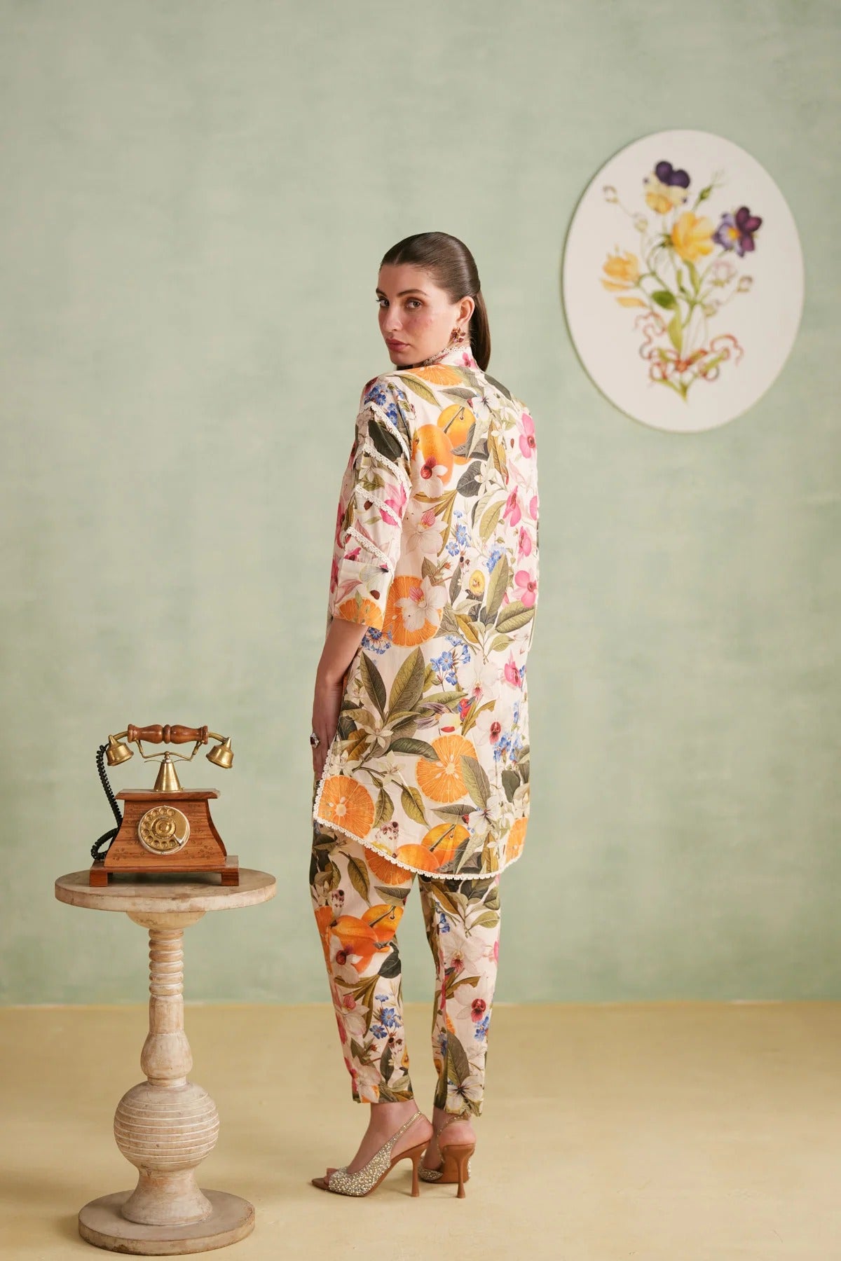 Elegant Floral Lawn 3-Piece Suit
